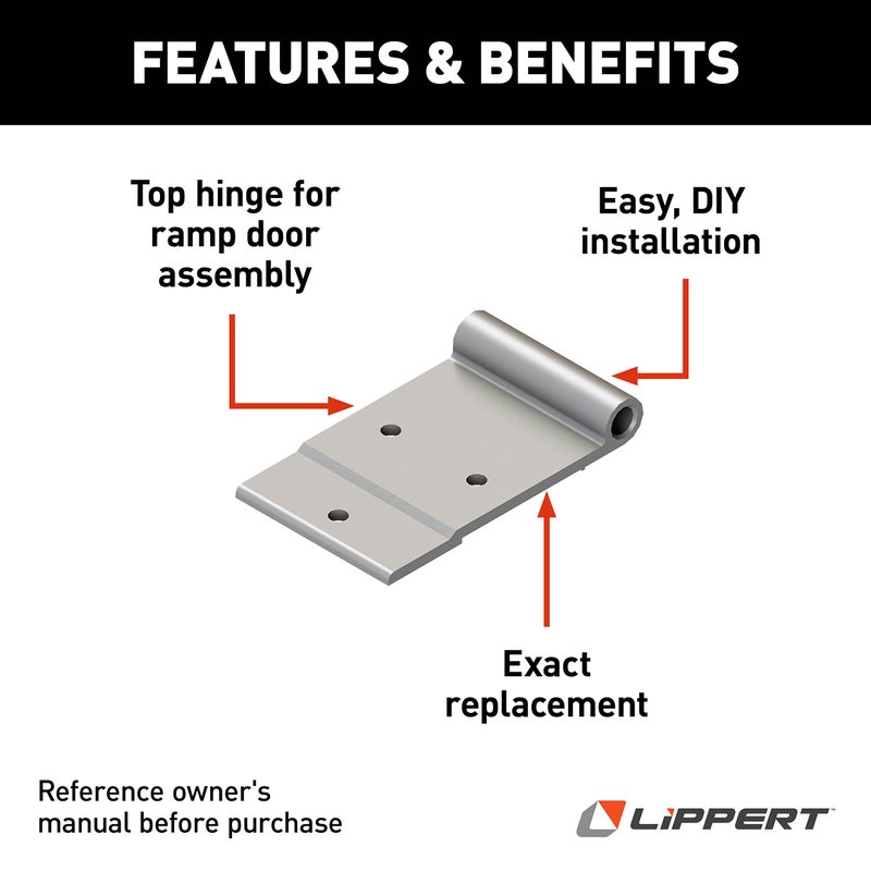 Lippert Components Replacement Hinge Bolt for RV Ramp Door - Image 3